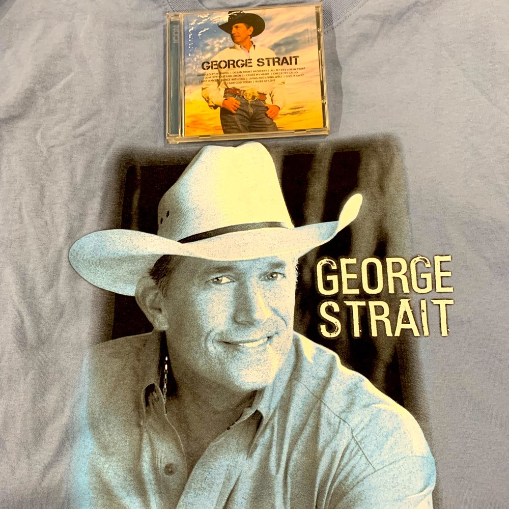 George strait 2006 tour shirt and cd